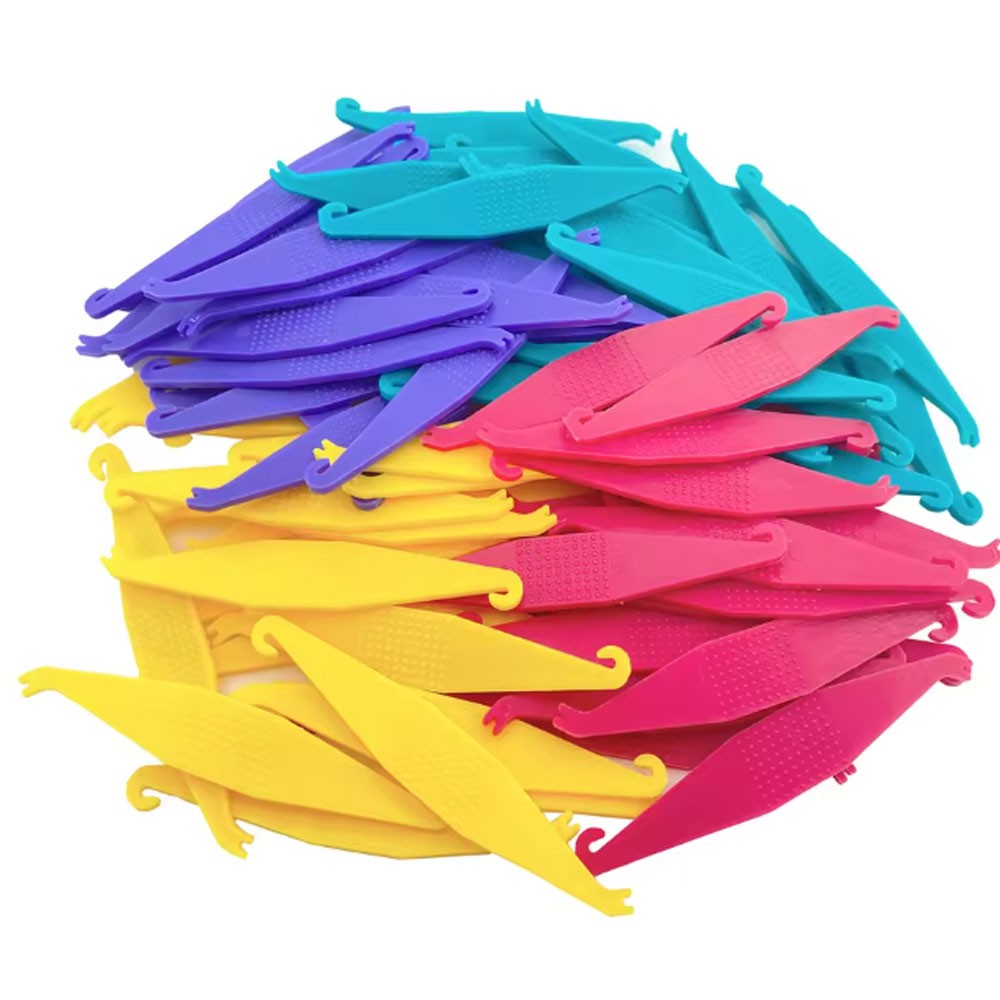 Dental Orthodontic Elastic Placer Elastic Rubber Band Placers Mixed Color