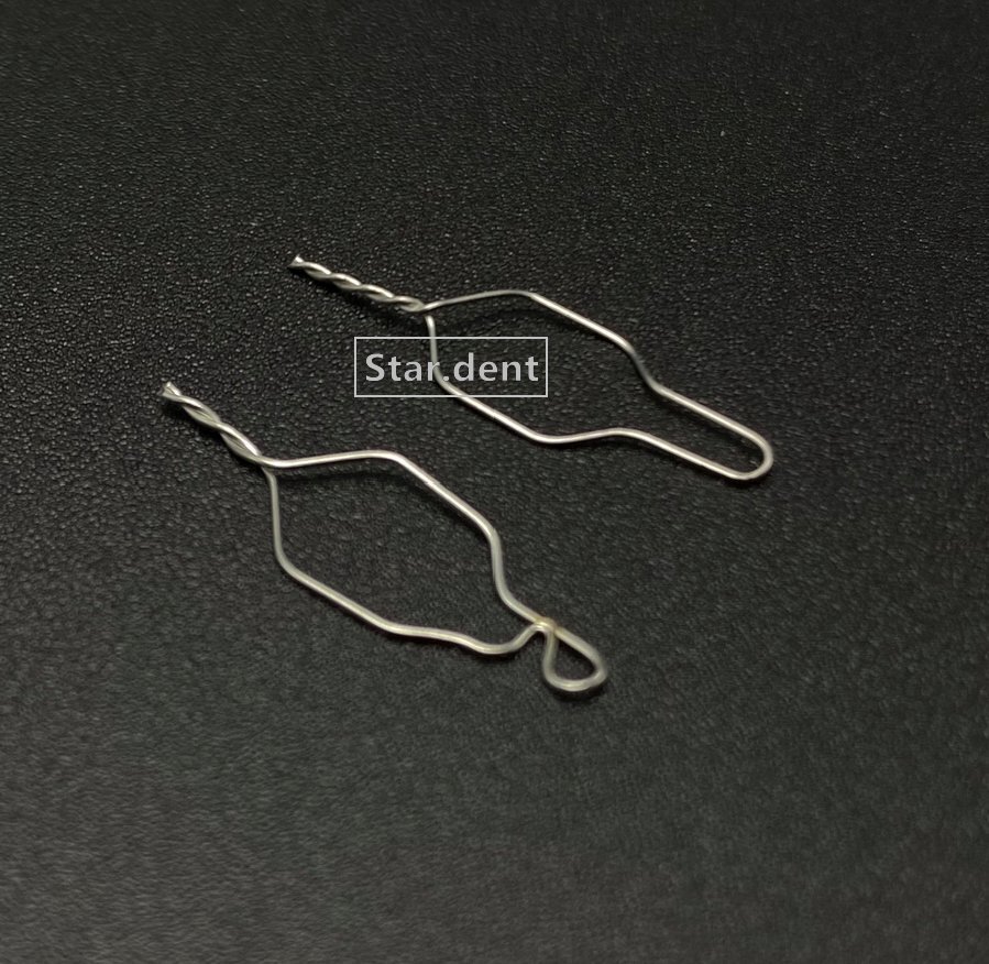 Dental Metal S.S Orthodontic Wire Preformed Kobayashi Ligature Wires Twist Weld