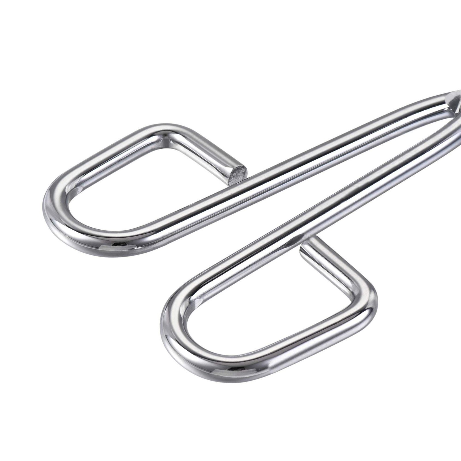 uxcell Lab Beaker Tongs 3 Prongs Stainless Steel 11.81-inch Opens Blue,Silver