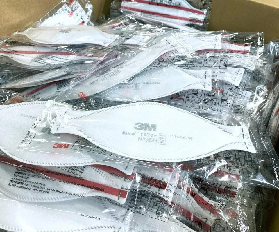 3M: Aura 1870+ NIOSH Certified Respirator Mask White – 20 Count (CLEARANCE SALE)