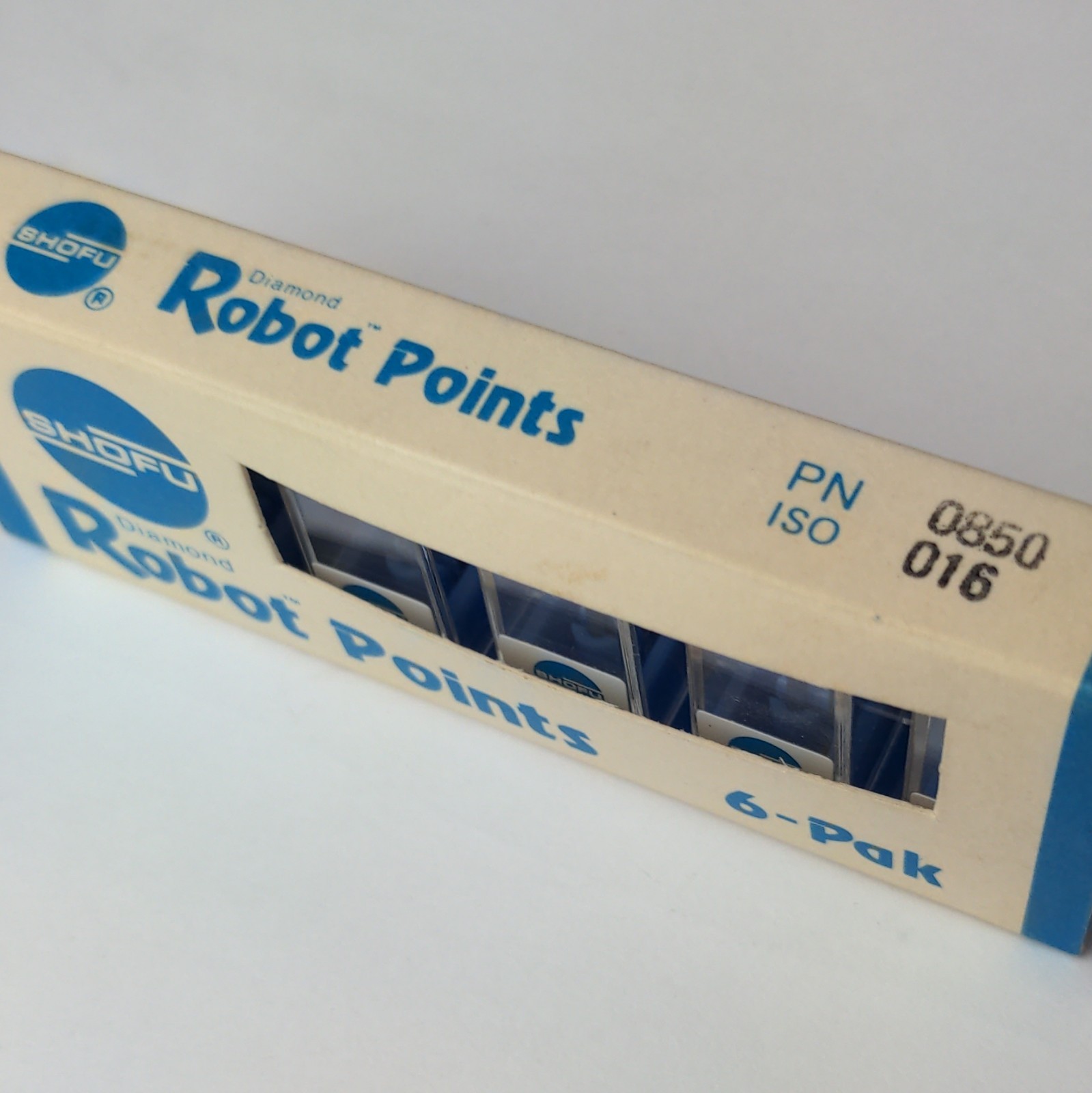 Shofu Robot Points Diamond Point HP Long Straight Shank PN 0850 ISO 016 (5 Pcs)