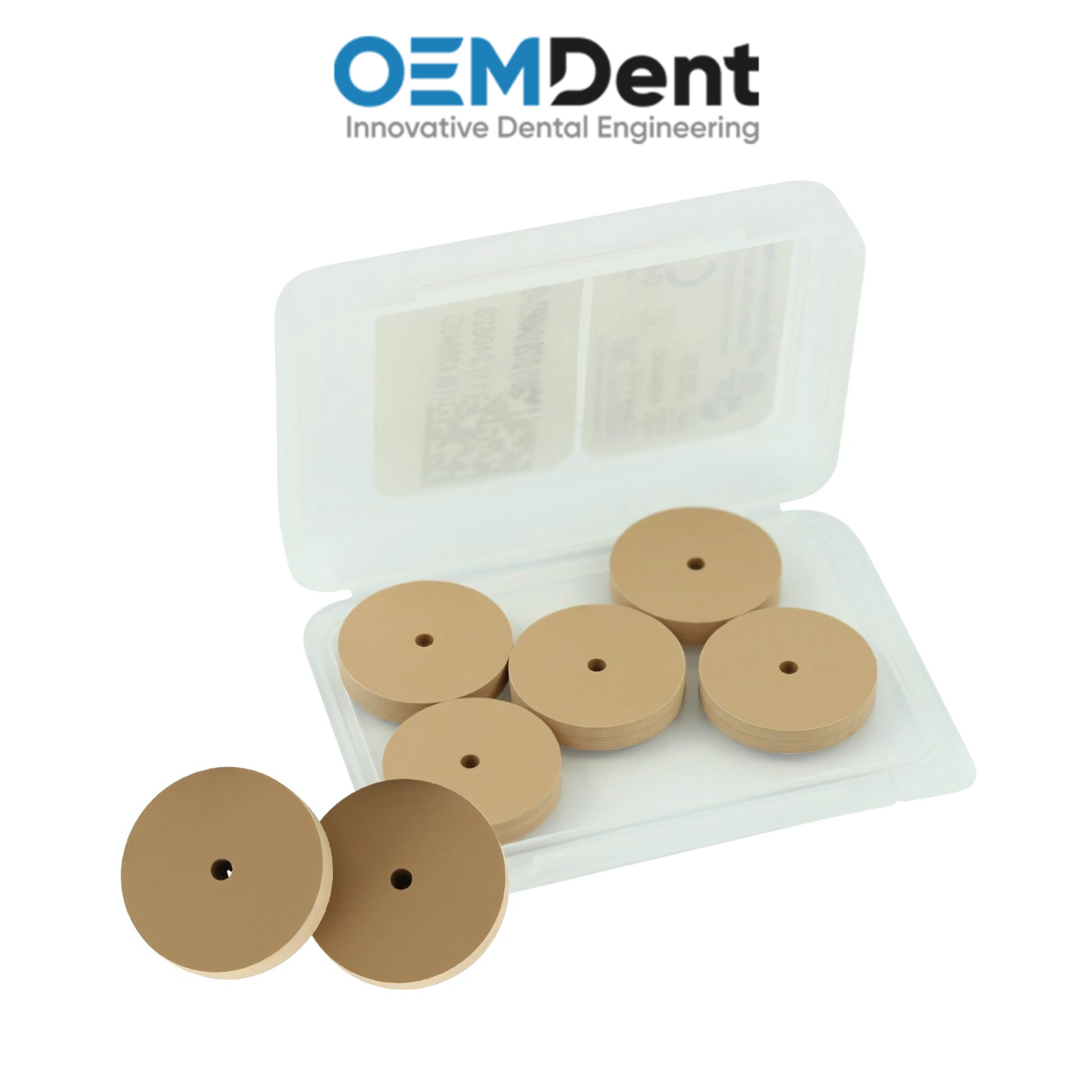 MDT Zirconia Polishers Wheel 5pcs Ø17.0mm X 2.5mm High-Gloss Finish Restorations