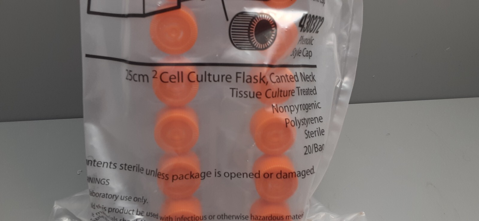 Corning 25cm2 Culture Flask/ Vent Cap (Sealed bag/20) 430639