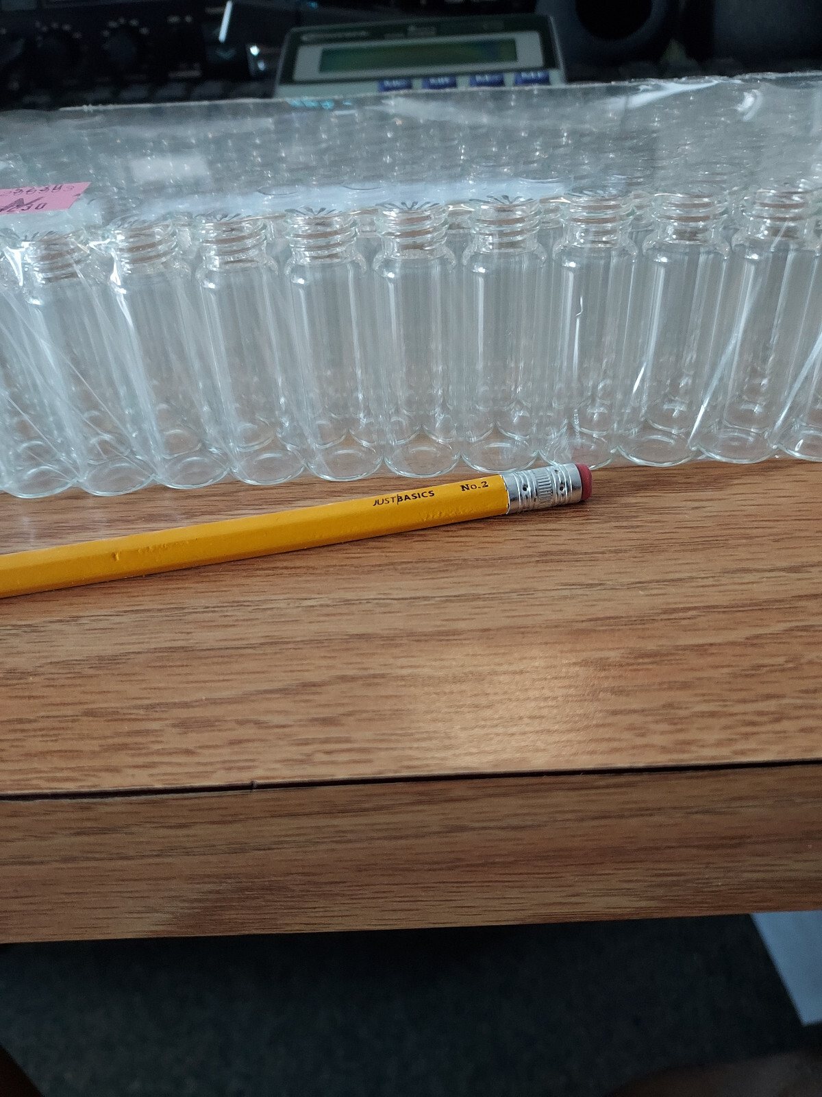 FISHERBRAND Vials screw thread cap (15.5x50mm) 1.5 Dram # 03-339-21C, Qty. 144