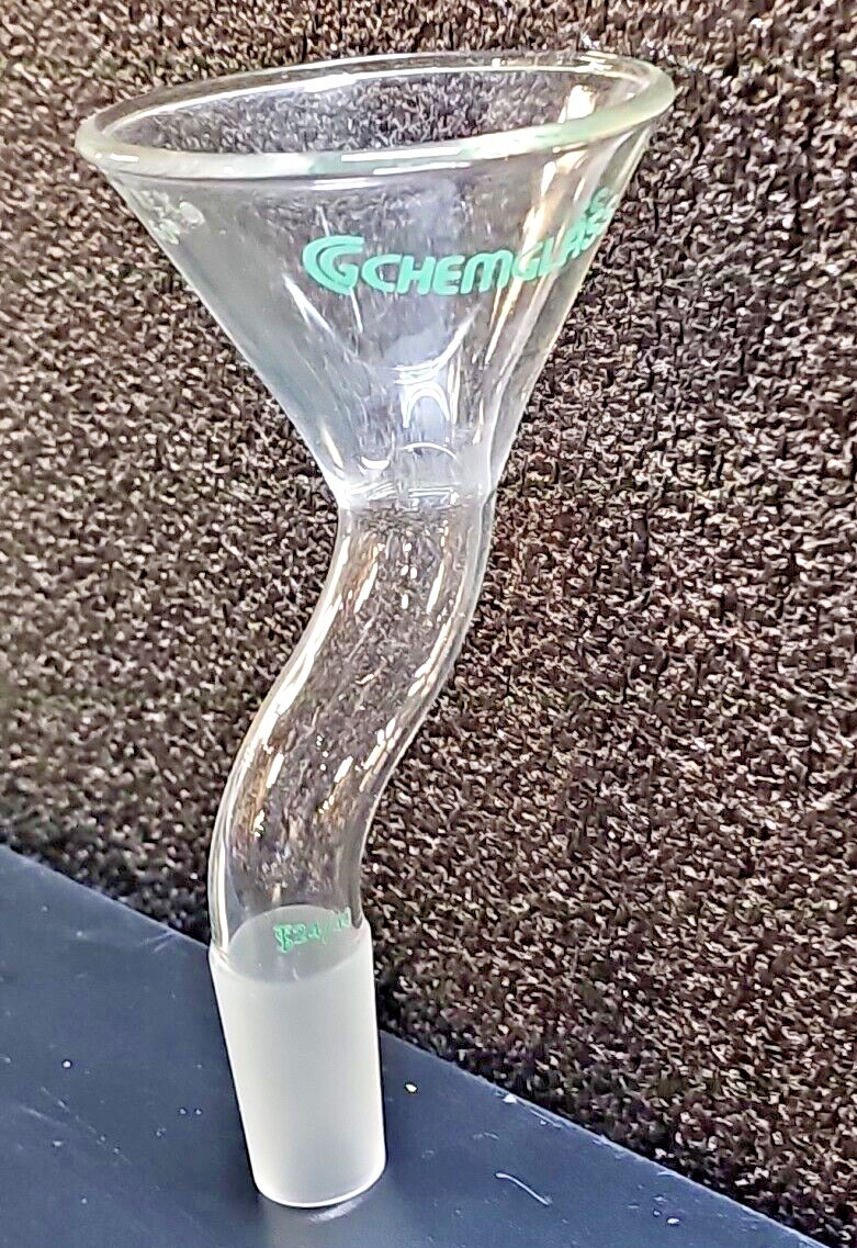 Chemglass Cg-1722-01 | 60° PYREX Powder Filling Funnel for Multi-Neck Flask