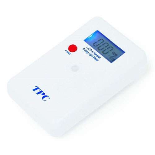 TPC LED & Halogen Curing Light Meter with Battery & 1 Year Warranty