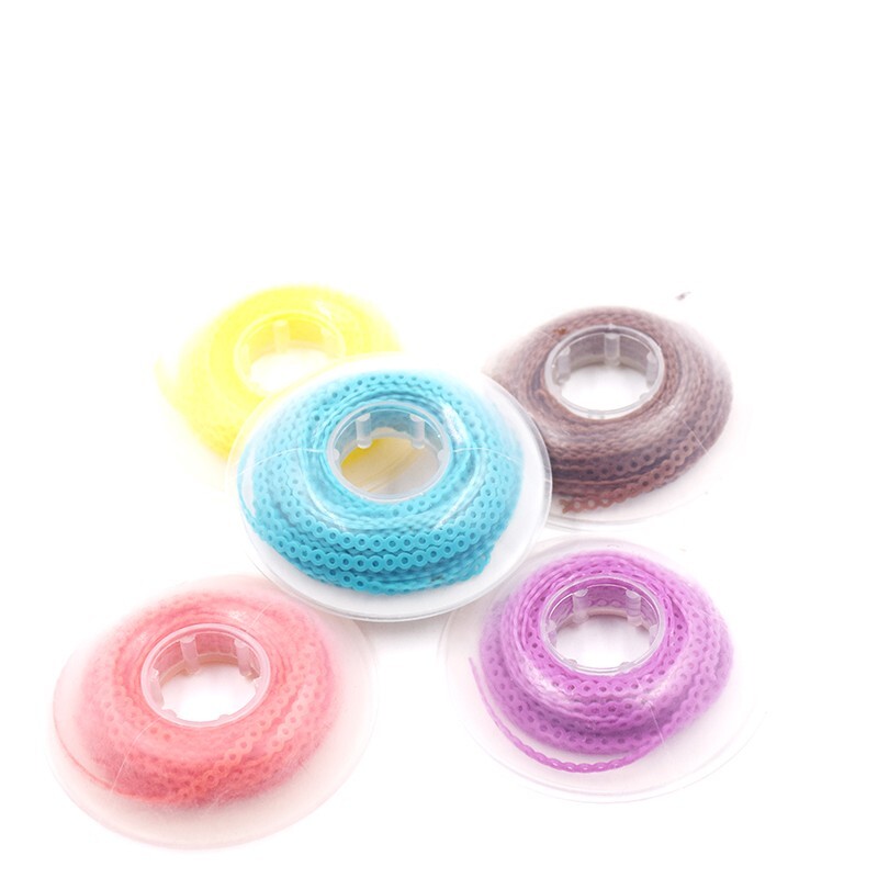 Dental Orthodontic Elastic Ultra Power Chain Long/Short/Continuous 44 Color
