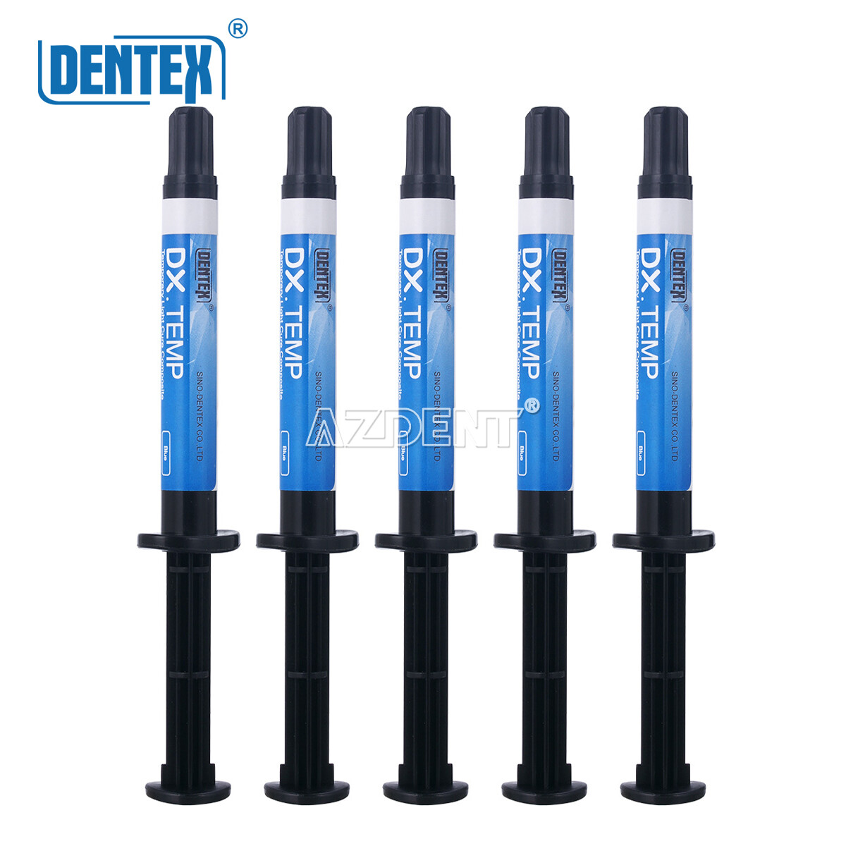 Dental Temporary Flow Light Cure Filling Composite Resin Blue Material 2.5g/PC