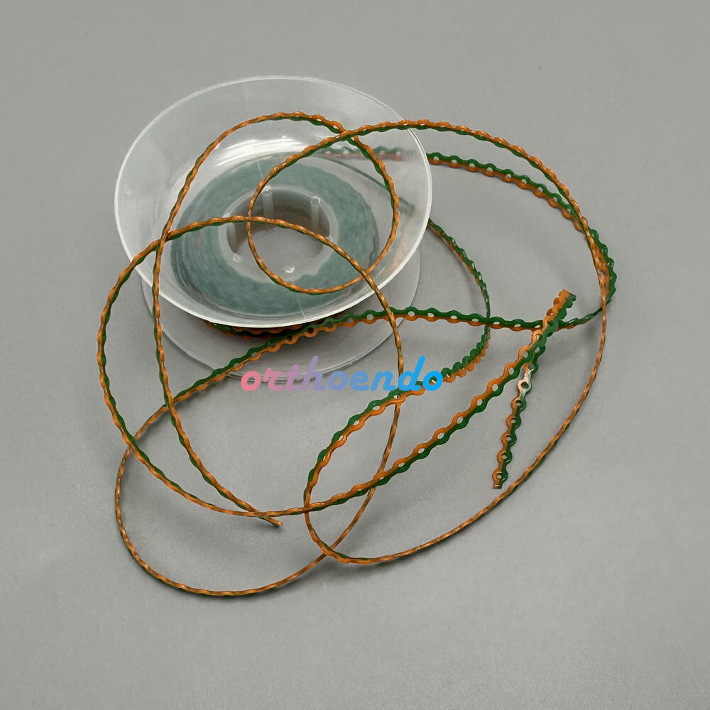 1 Roll Double Color Elastolink Elastic Power Chains (Ultra) Long Short 10 Sizes