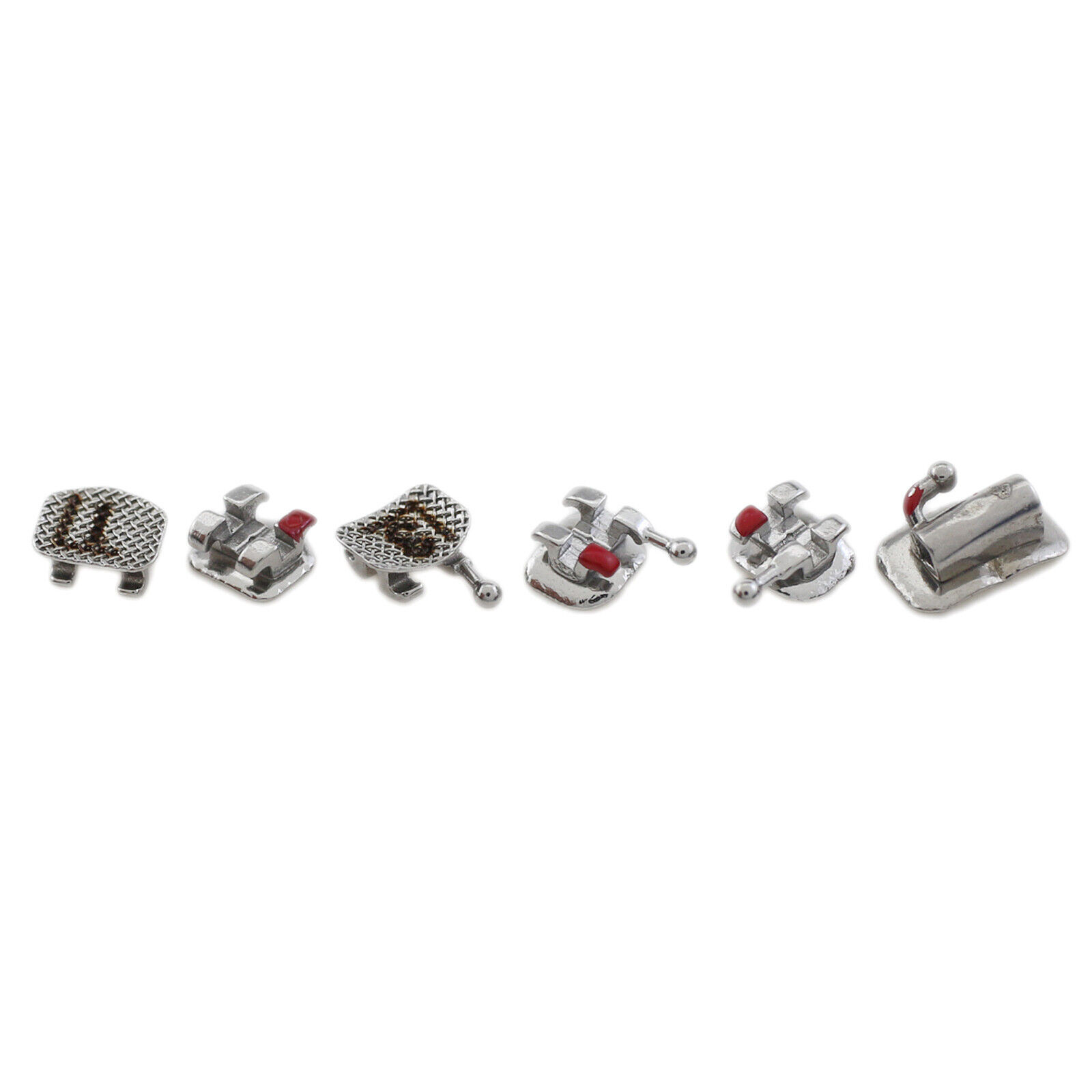 Dental Orthodontic Mini Bracket Braces Buccal Tubes Metal MIM Roth MBT 0.022 6-6