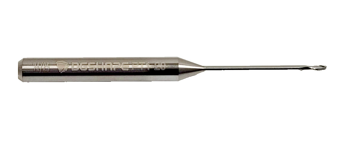 DGSHAPE 1.0mm Carbide Flat End Tool Milling Bur for DWX Dry Mills Roland NEW