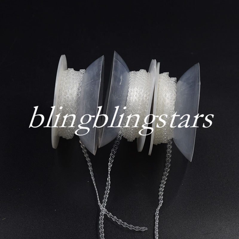 Dental Orthodontic Elastic Power Chain Rubber Band Long/Short/Continuous Clear