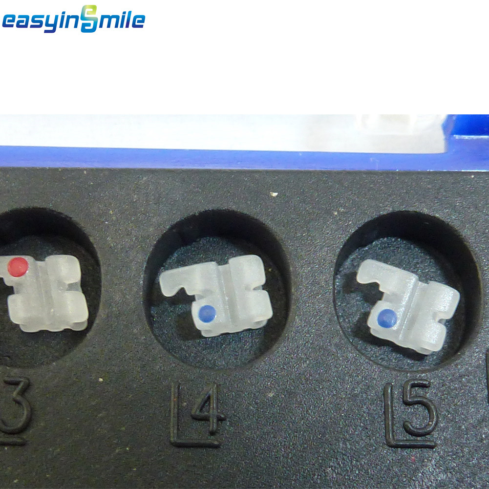 10packs Dental Orthodontic Ceramic Brackets Braces MBT/ ROTH 345 hook 022