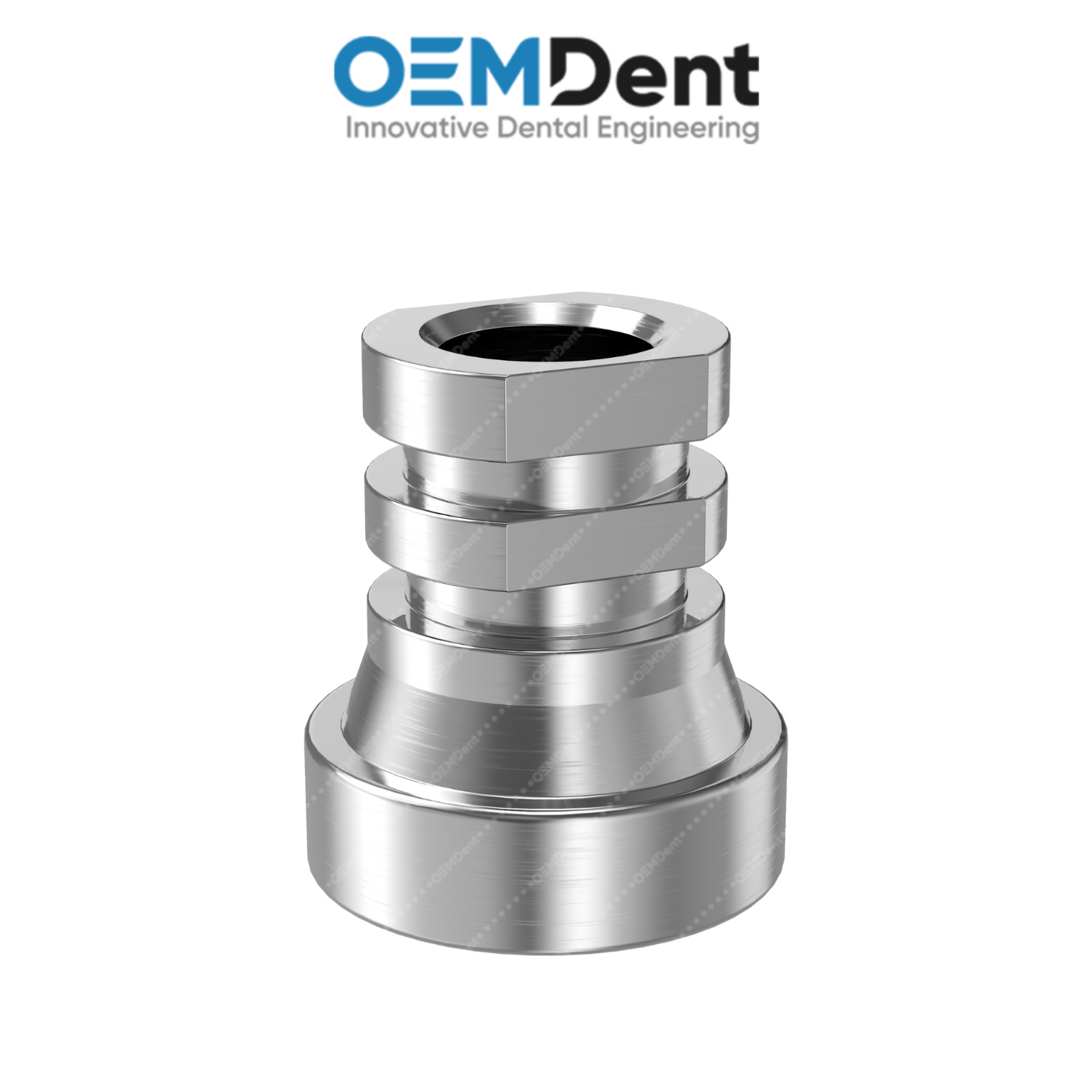 Dental Short Titanium Sleeve Compatible Multi Unit Abutment 1.4mm Int Hex
