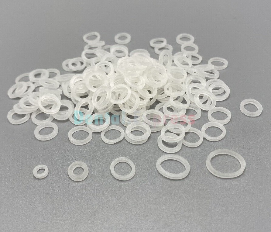 5000pcs Dental Orthodontic Rubber Bands Elastics Ligature Ties 2.5/3.5/4.5/6.5OZ