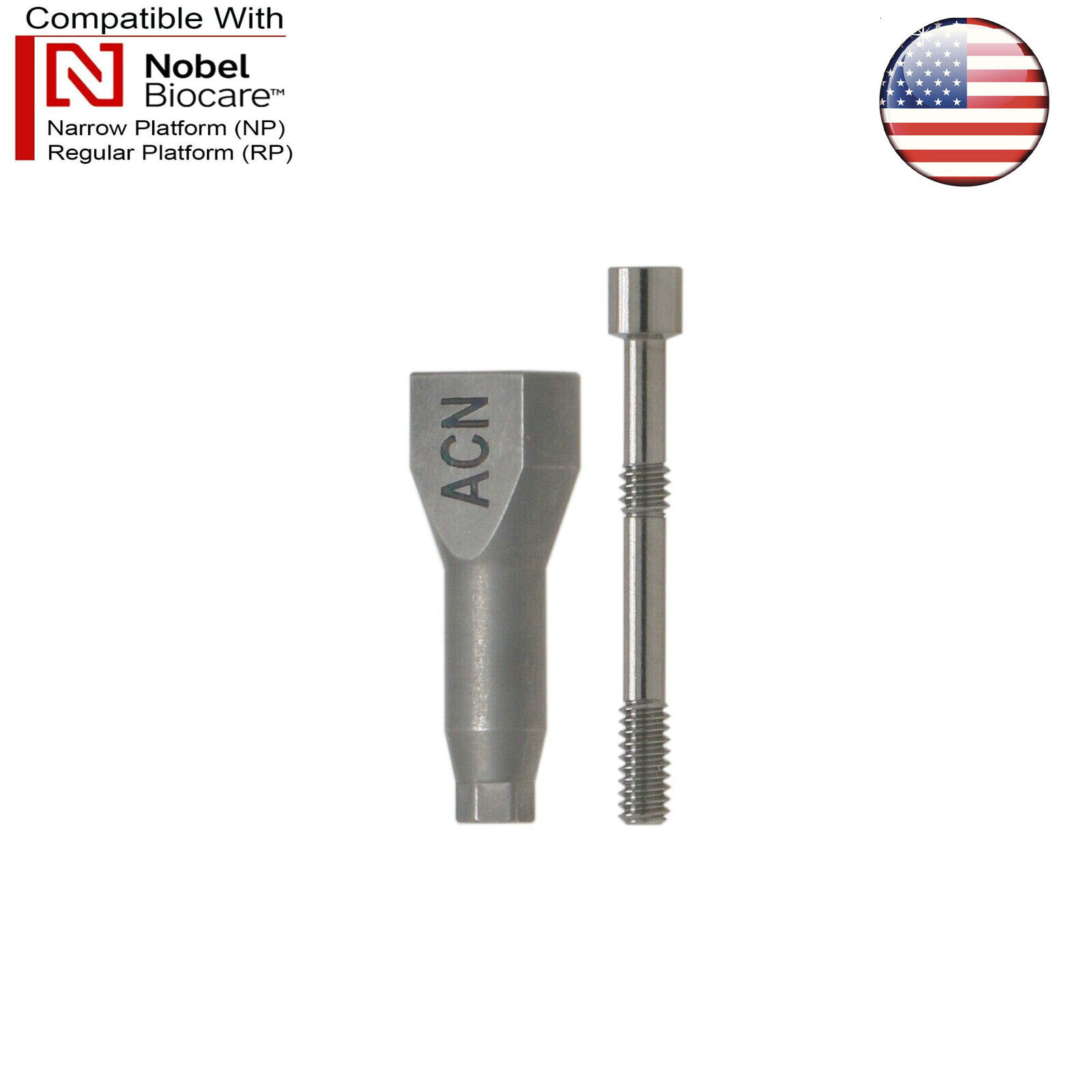 US Dental Nobel Active NP/RP Impression Transfer Coping Open Close Tray Analog