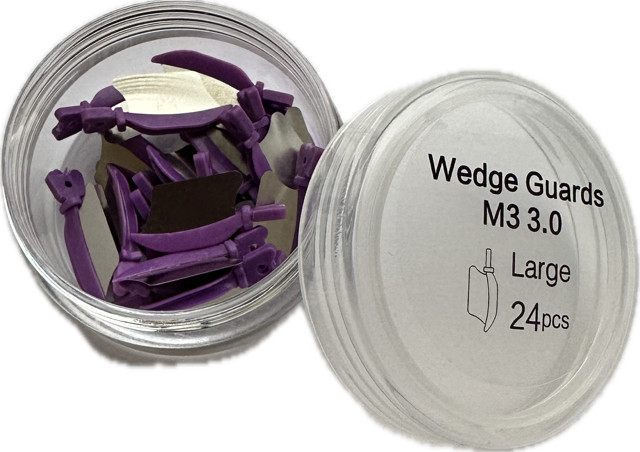 RMH3 Dental Wedge Guards Fender Wedge Size Large Color Purple 24pcs/box