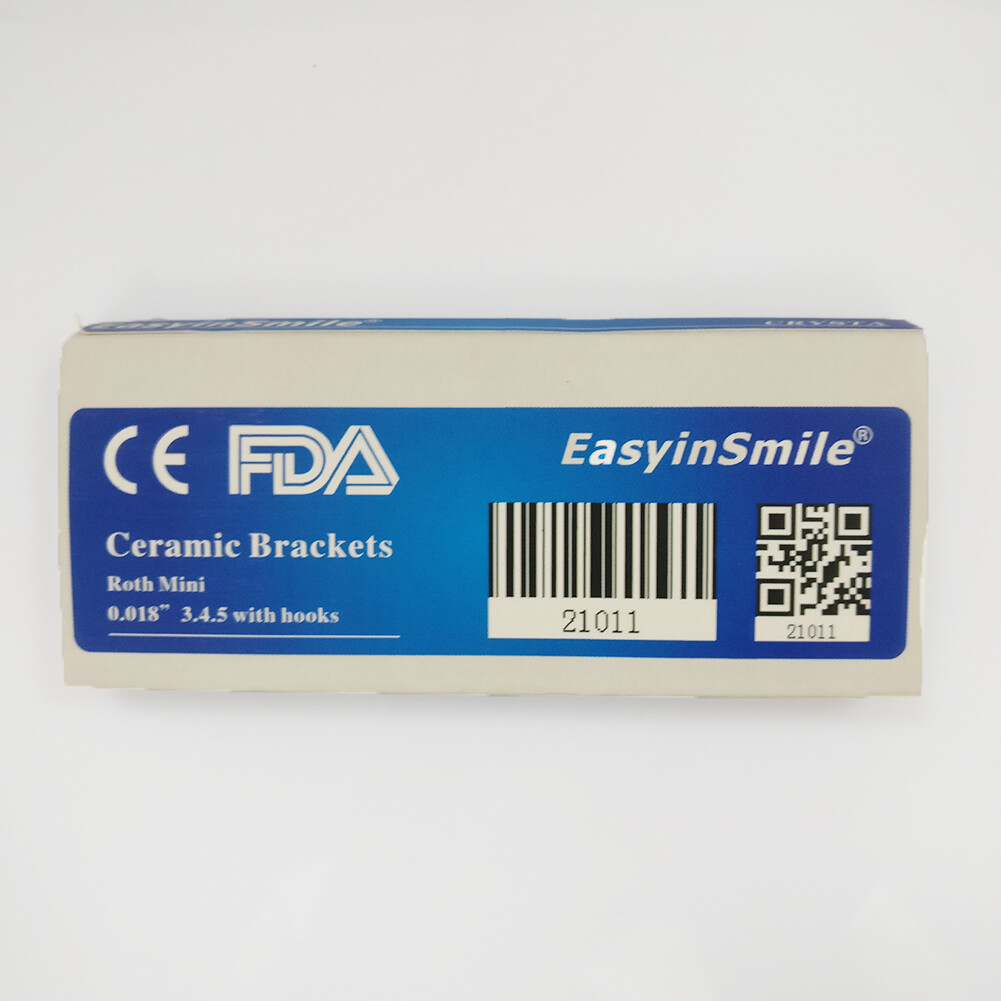 5 Sets Dental Ceramic Orthodontic Brackets ROTH/MBT 0.022 345 Clear Braces