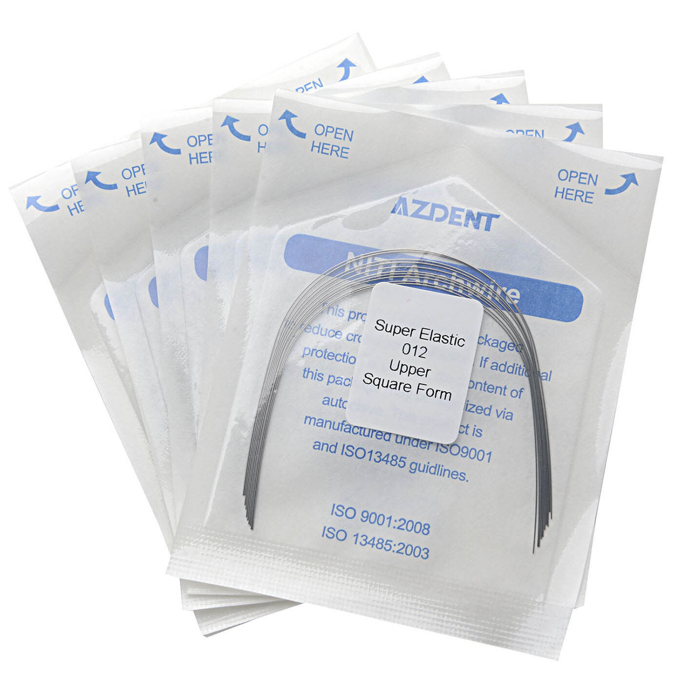 AZDENT Dental Orthodontic Super Elastic NITI Arch Wire Round Ovoid/Square/Nature