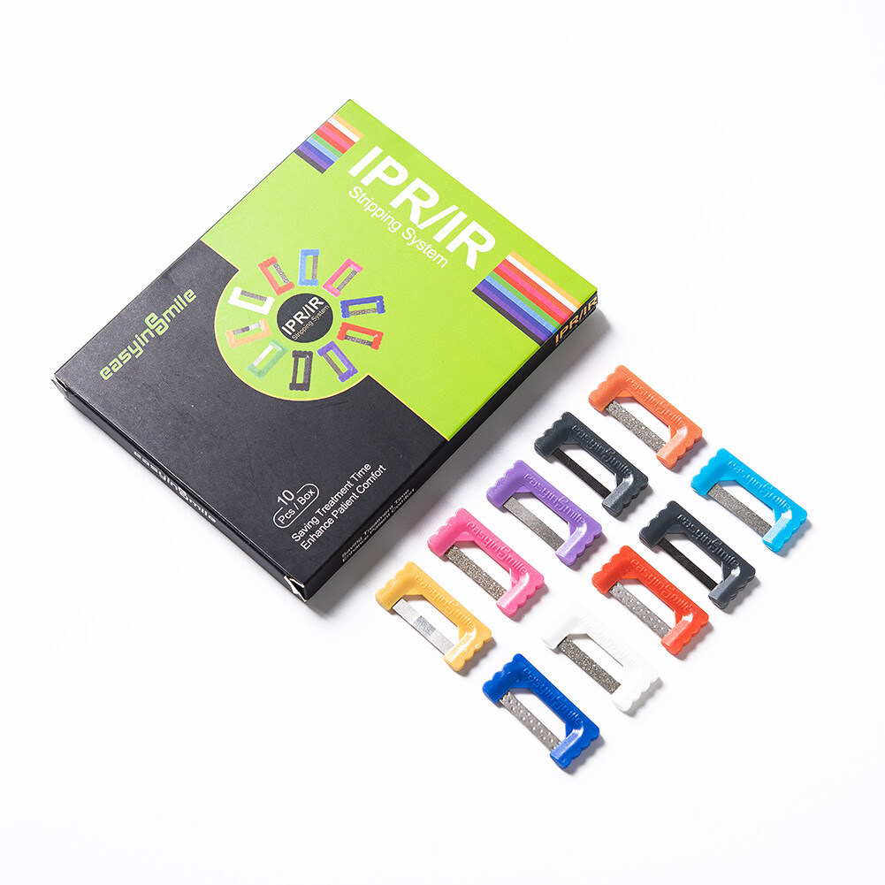 10Pcs Dental Orthodontic IPR Strips Interproximal Enamel Reduction Polish Strips