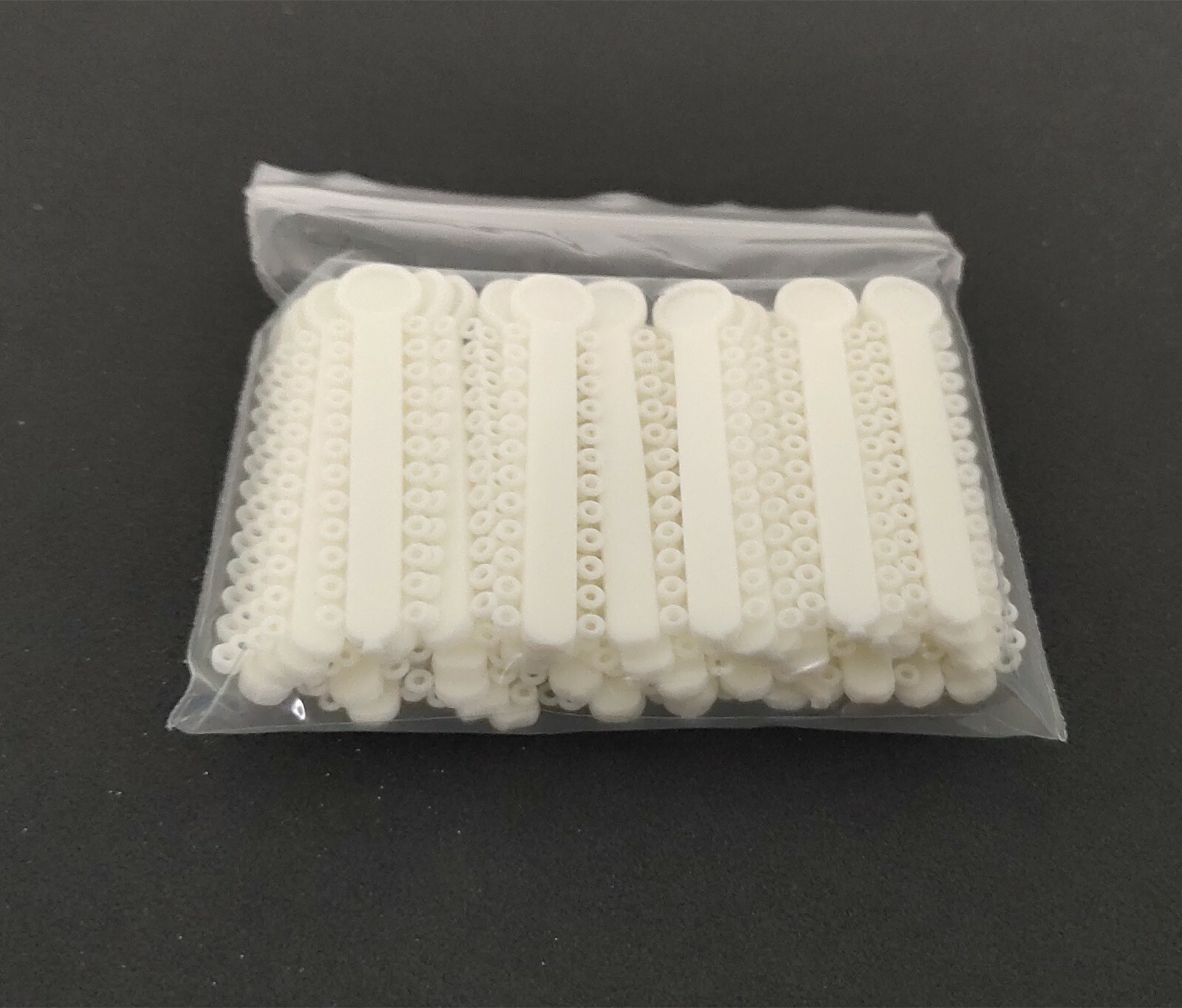 2 Packs 2016Pcs Dental Elastic Ligature Ties Rubber Bands White 1008Pcs/Pack