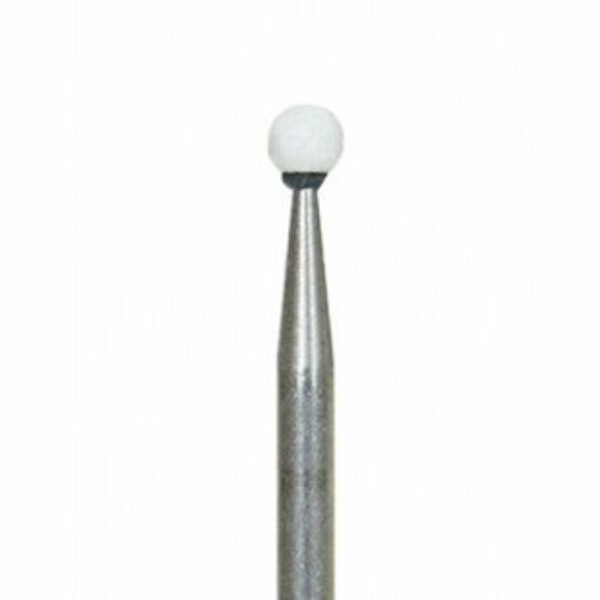 Dental Abbrasives-12 pc.Dura-White AluminumOxide Stones:Shank FG/Shape RD1 Shofu