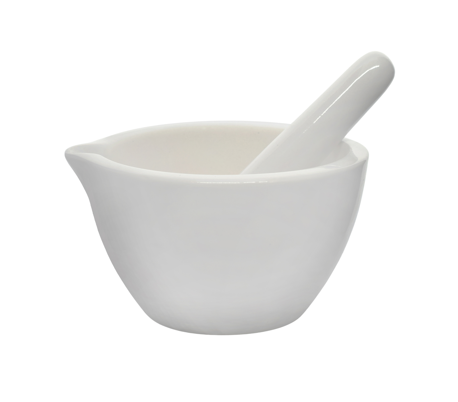 Porcelain Mortar & Pestle Set, 5oz – Unglazed Grinding Surface – Eisco Labs
