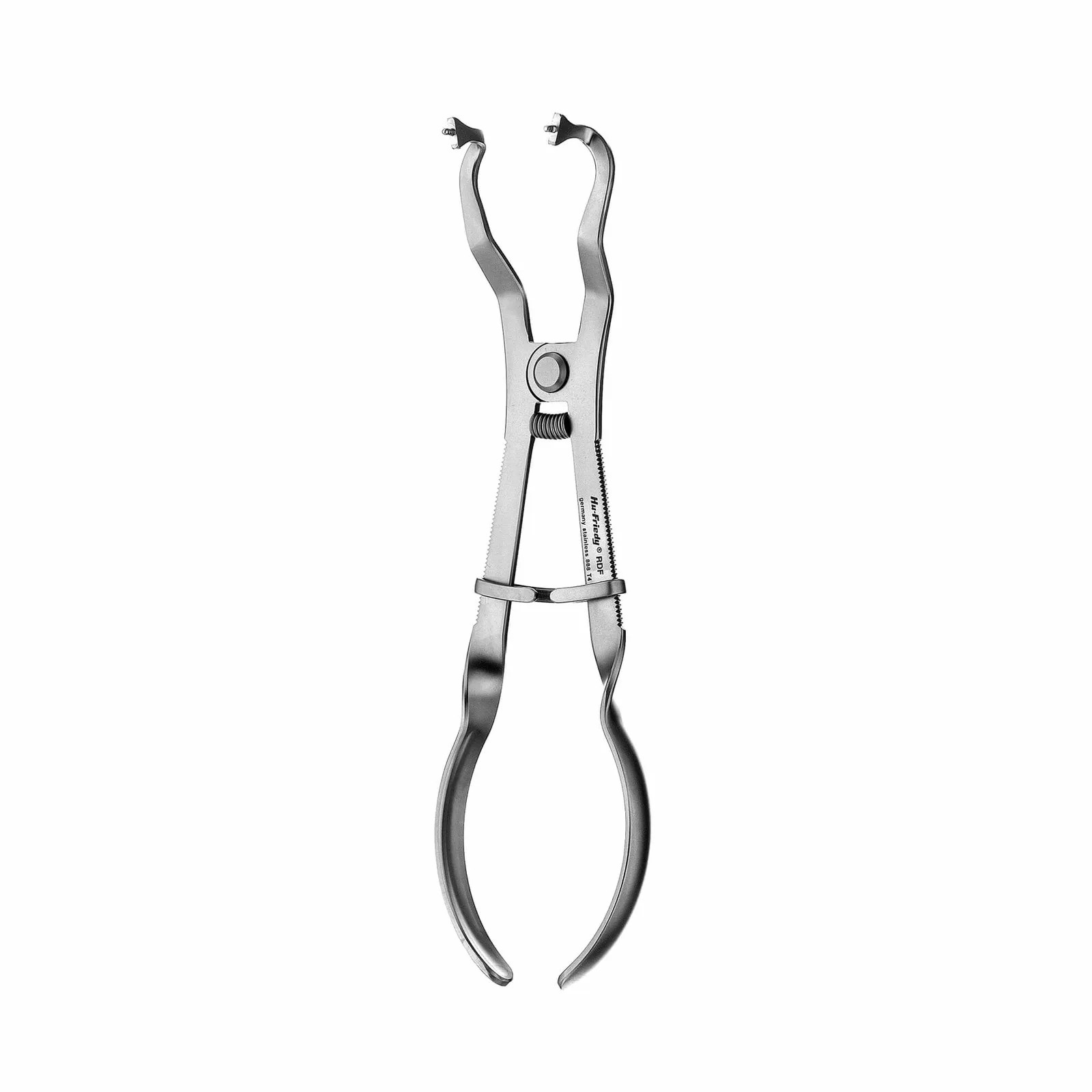 Hu-Friedy RDF Dental Rubber Dam Clamp Forceps 17cm (6 1/2″) Ivory type