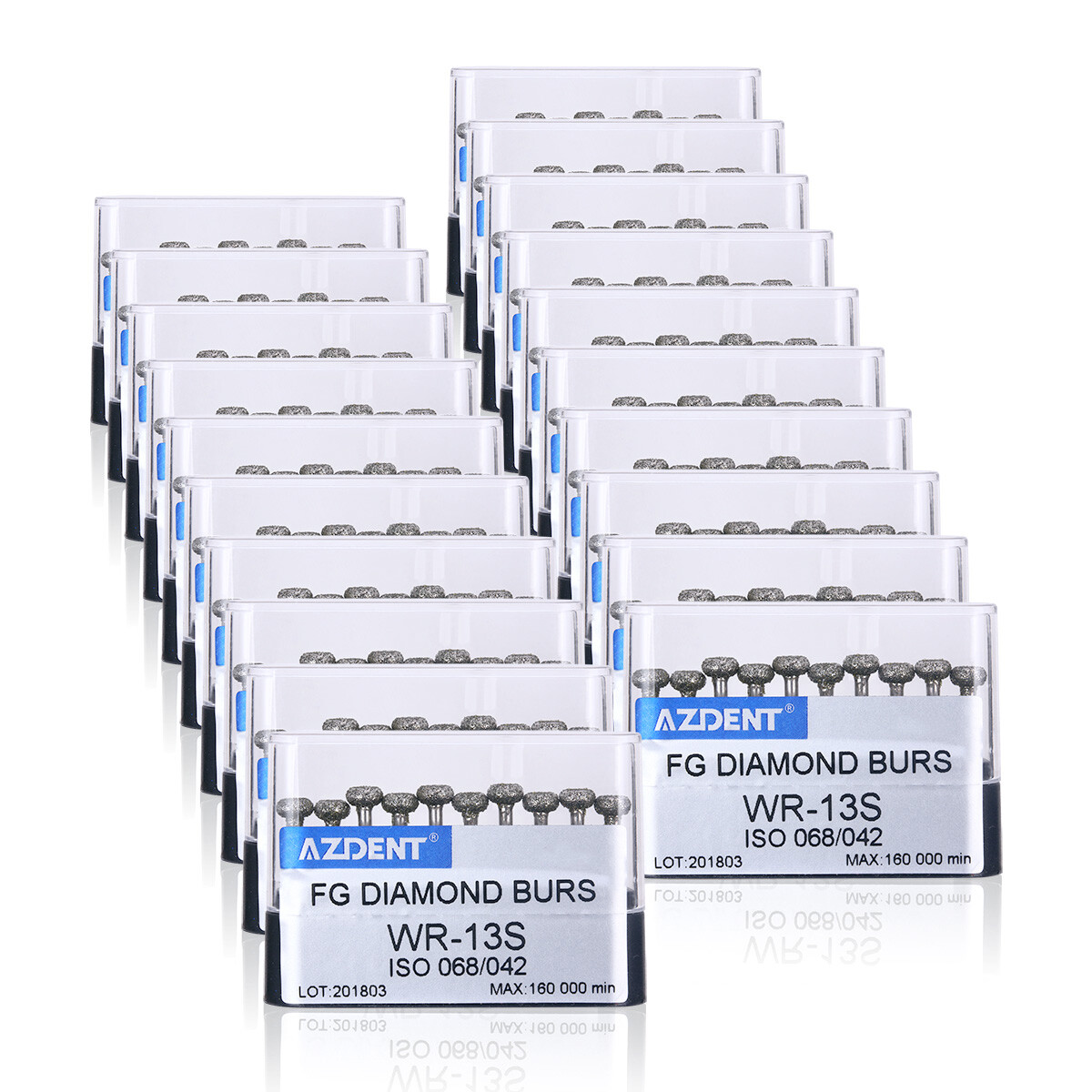 AZDENT Dental Super Coarse FG Diamond Burs fit for High Speed Handpiece