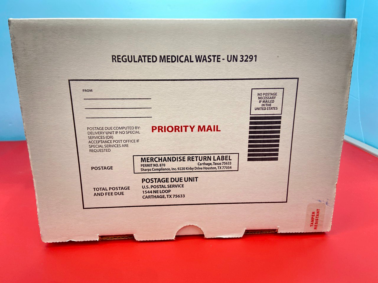 Needles & Sharps: 2 Gallon w/FREE Mail-Back Disposal System for Home,Clinics,2GA