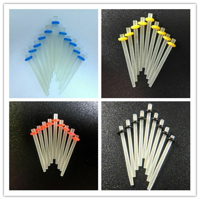 Dental Fiber Post Quartz Glass Screw Thread Straight 1.0mm-1.8mm 65% Fiber Oral