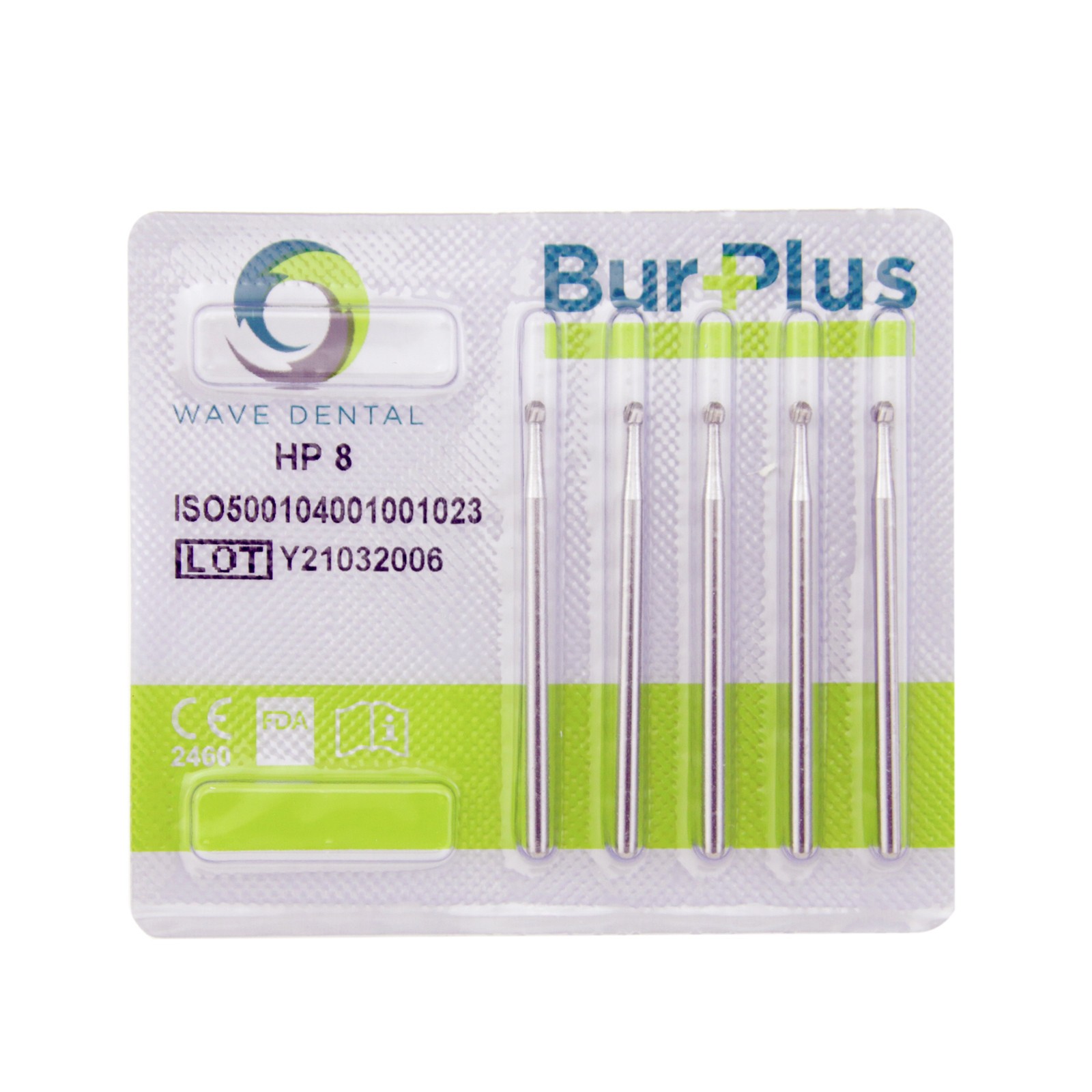 Wave Dental Carbide Bur Round HP 1 2 3 4 5 6 8 10 44.5mm Long Straight Low Speed