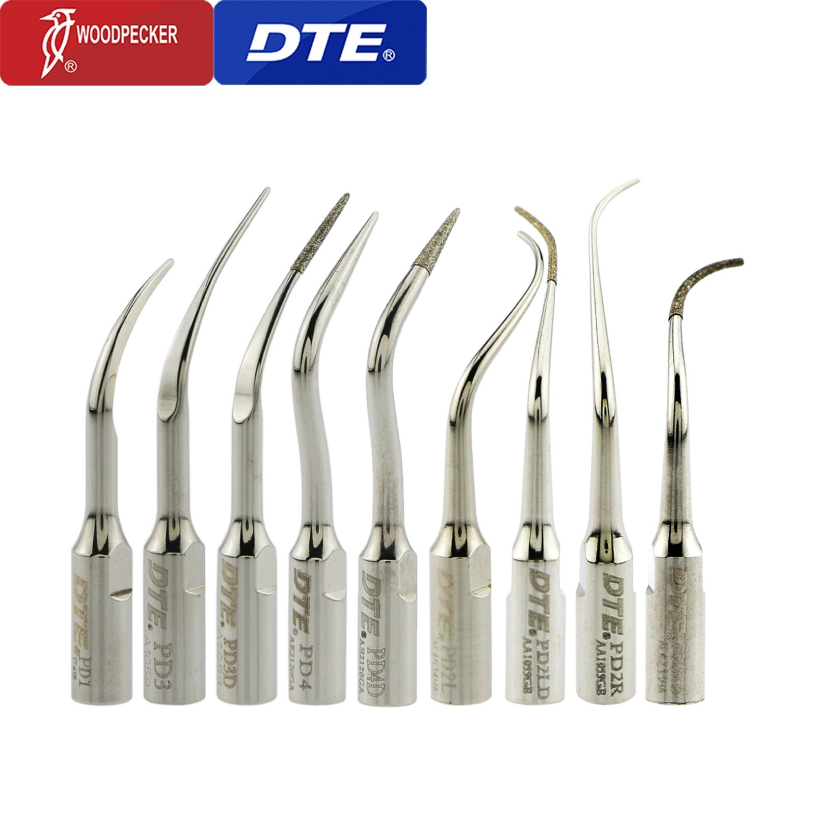 Woodpecker DTE Dental Ultrasonic Scaler Tips Endo Perio for SATELEC ACTEON NSK