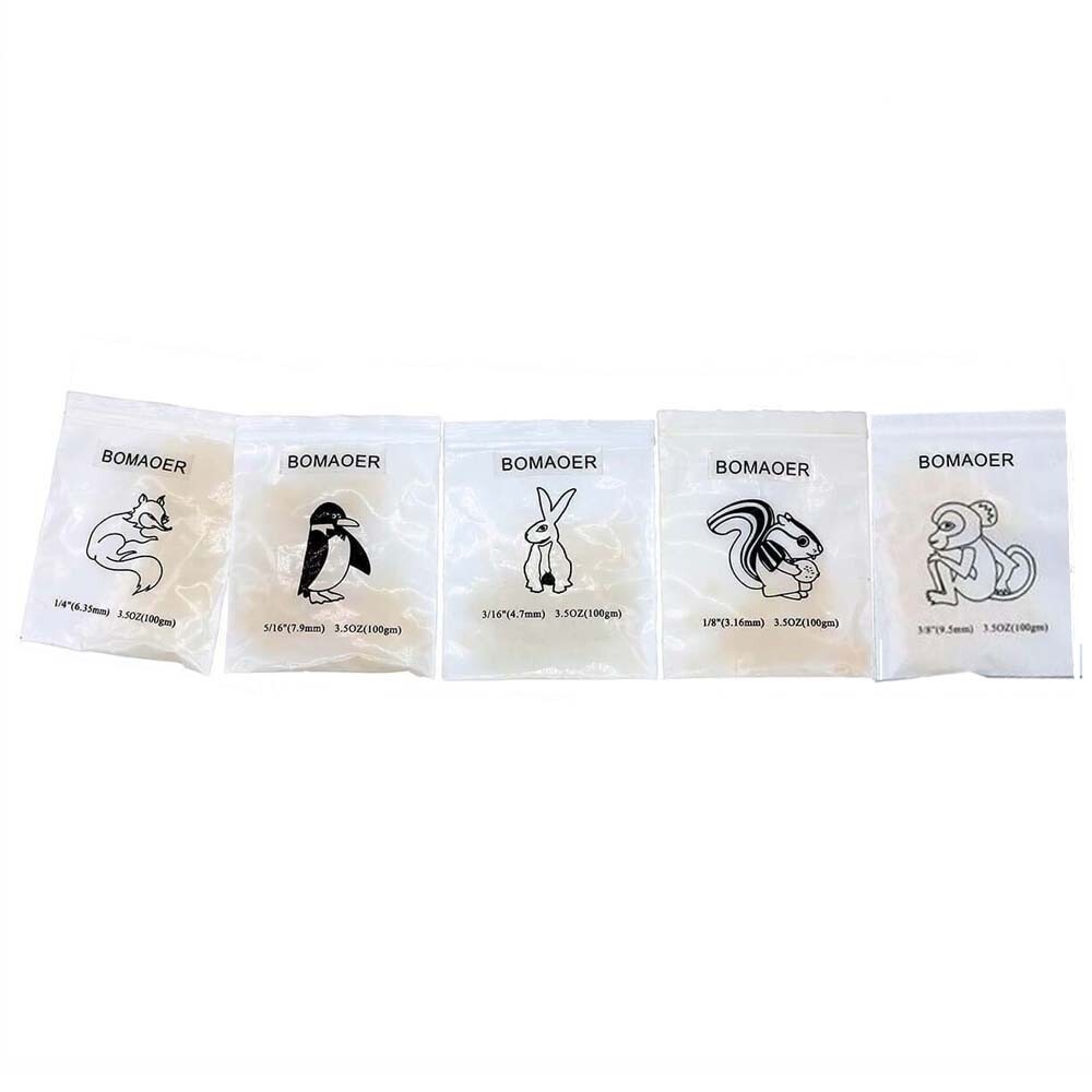 1 Bag 100PCS Dental Orthodontic Elastic Rubber Bands Brace Fox 6.5OZ 1/4″