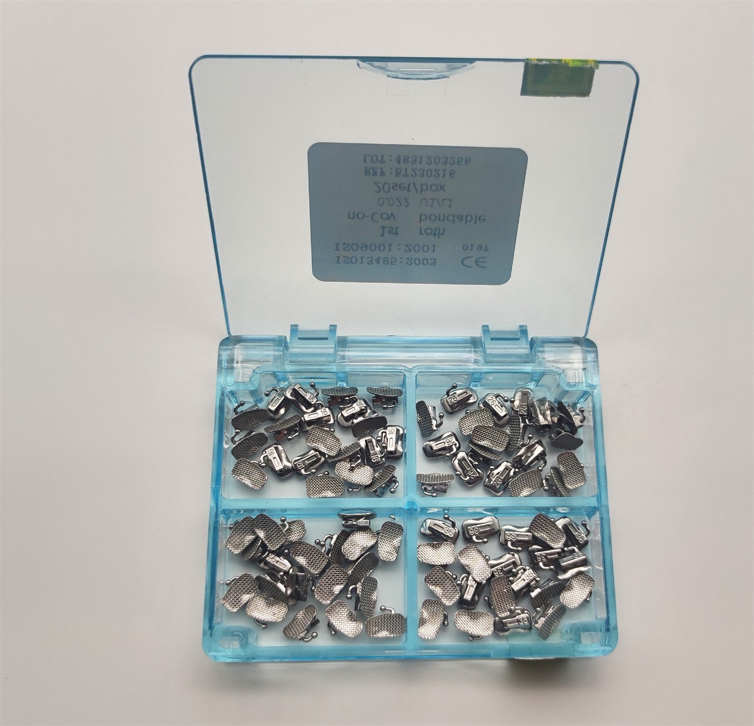 80Pcs Dental Orthodontic Sgl Buccal Tubes 1st Molar Tube Roth .022 Bonding CE