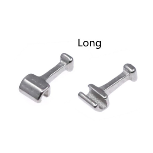 100pcs Dental Orthodontic Sliding Crimpable Hook Open Surgical Hooks Long Type