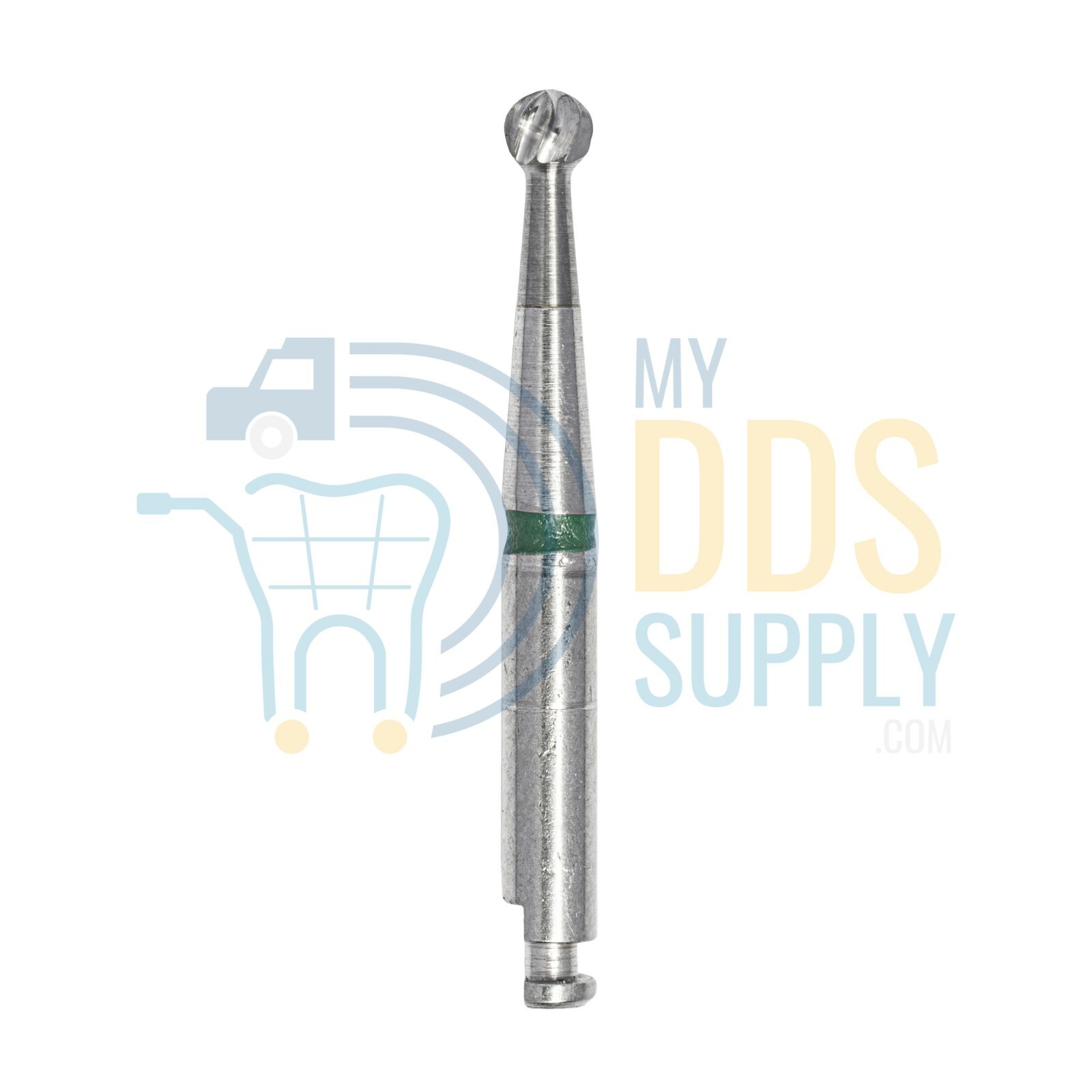 RA7 Round Dental Burs, 22mm (Pack of 20), Carbide for Slow Speed Handpiece