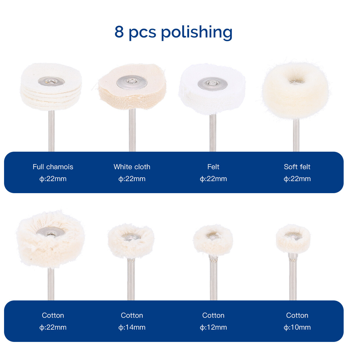 Dental Polishing Kit cepillo de pulido diamante HP pulidor Stone Silicon Wheel
