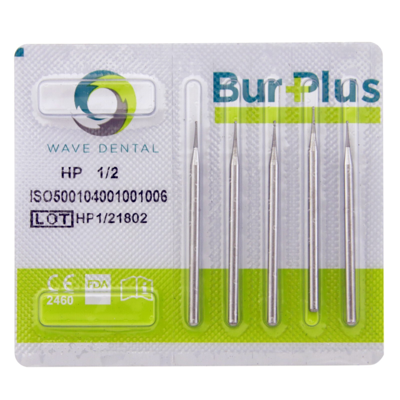 Wave Dental Surgical Straight Handpiece Bur HP Shank 44.5mm Round Taper Fissure