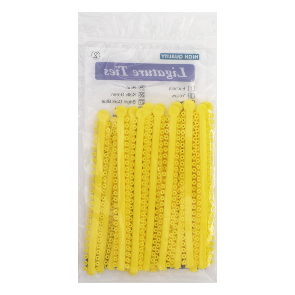 1000Pcs Dental Lab Orthodontic Treatment Ligature Ties Elastic Bands O-Rings Kit