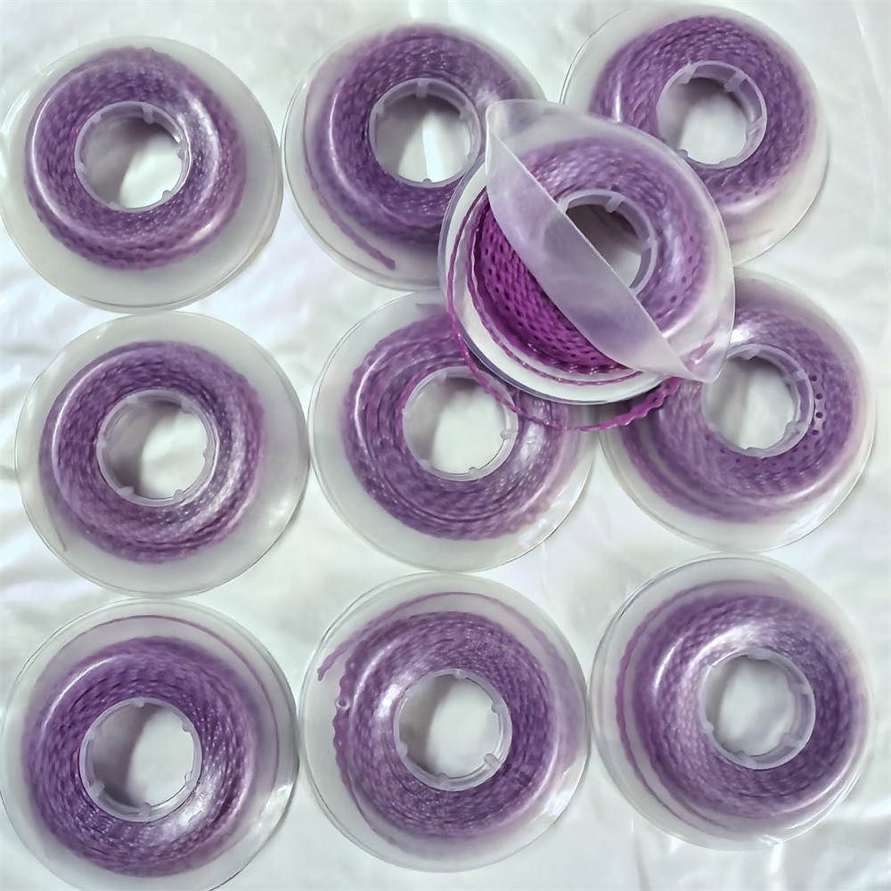 10Rolls Dental Orthodontic Elastolink Chain Long & Short & Continuous Purple