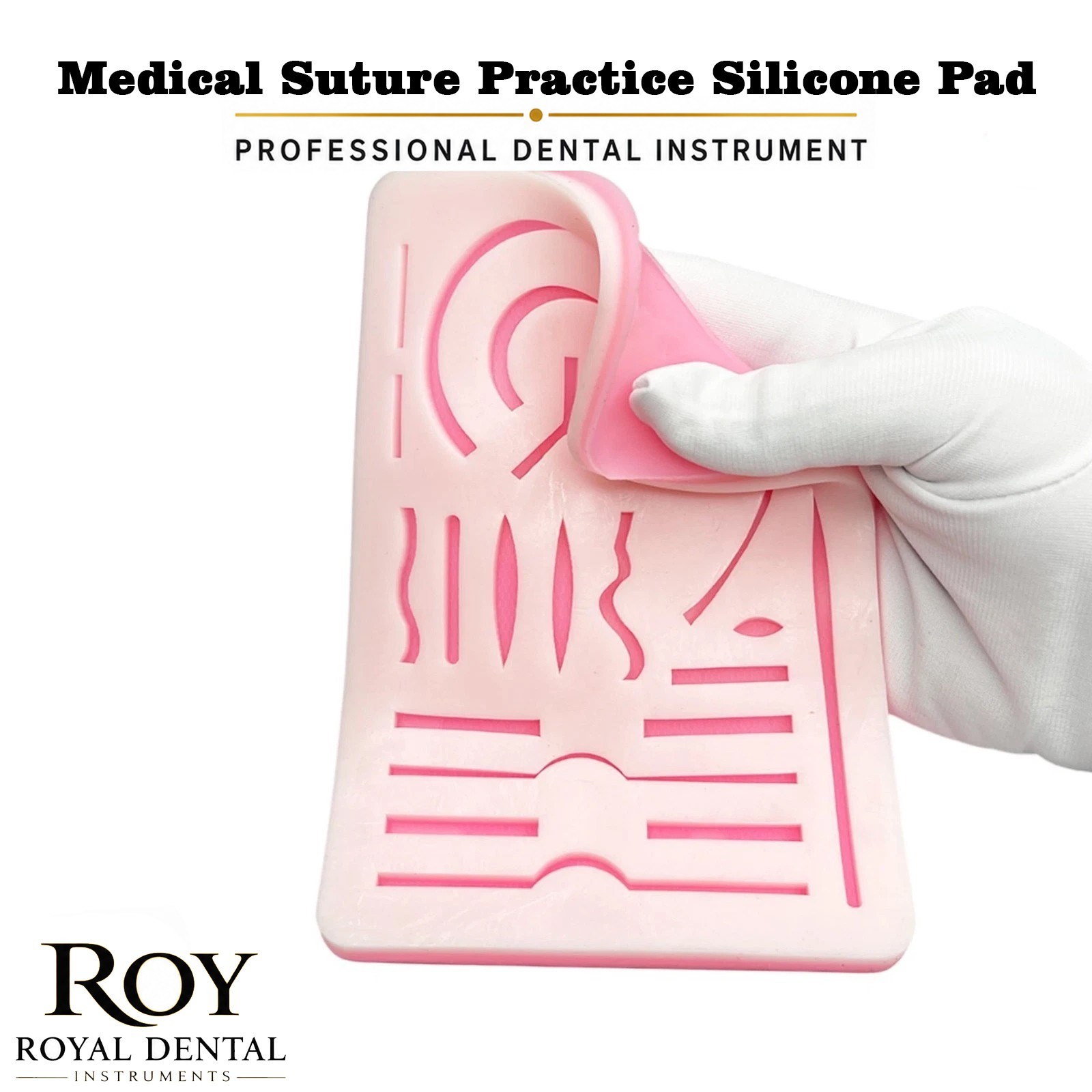 New Medical Skin Suture Practice Silicone Pad Wound Simulated For Training Kit
