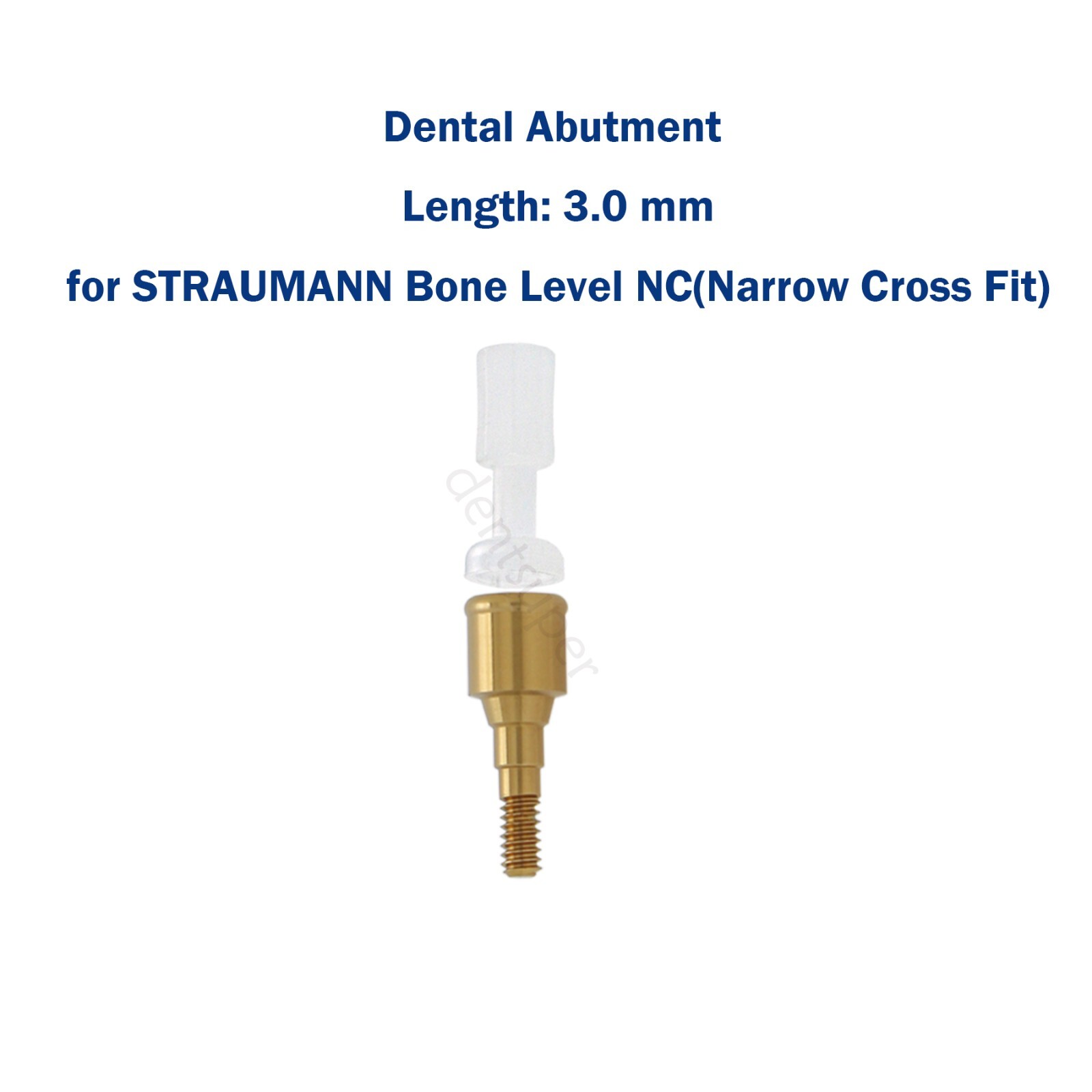 1Pc Dental Fit for Straumann Compatible Abutment NC & RC D3.7MM AH=1,2,3,4,5,6MM