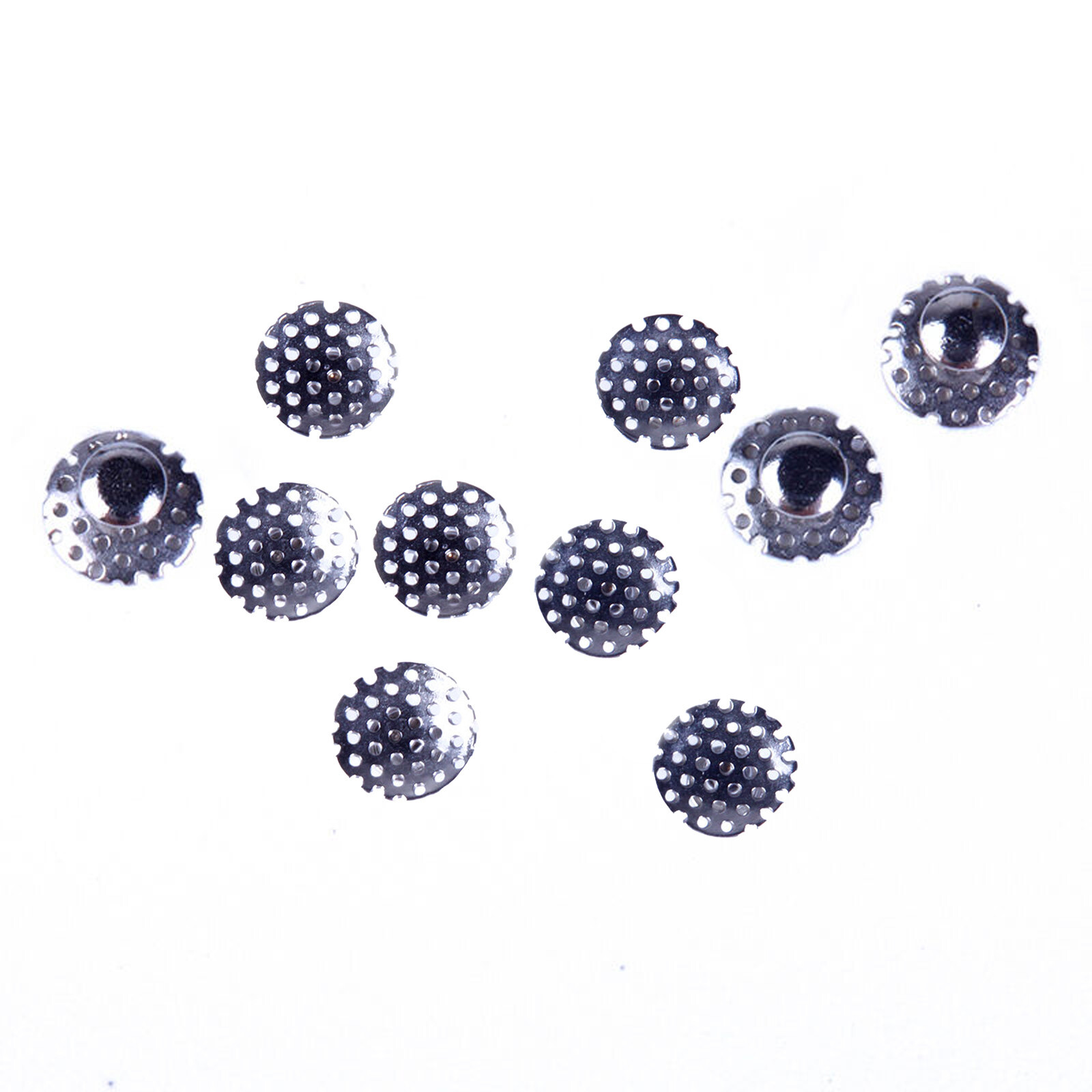 Dental Orthodontic TOMY Round Perforated Hollow Lingual Buttons with Holes