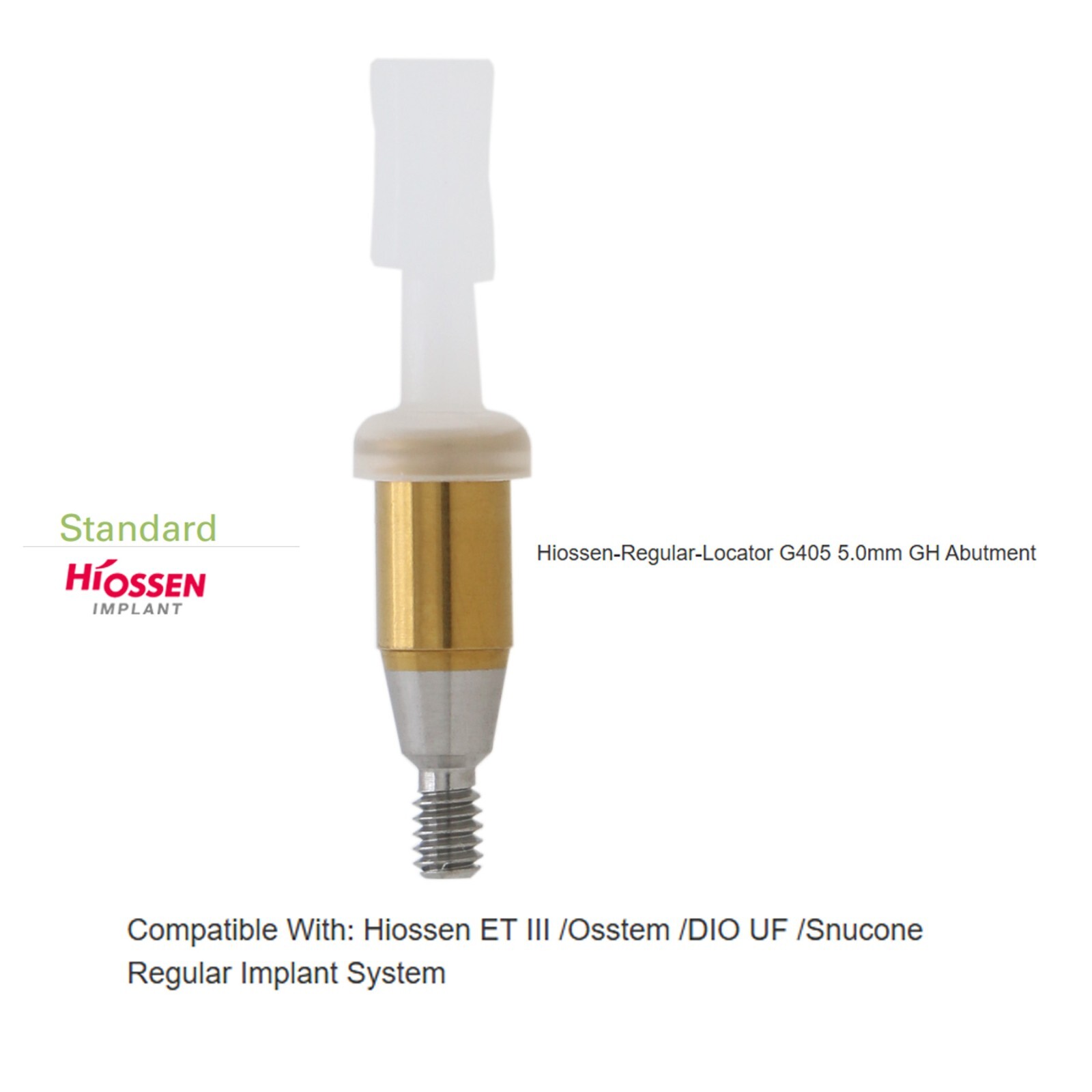 US Hiossen ET Overdenture Locator Abutment Compatible Mini/standard Implants