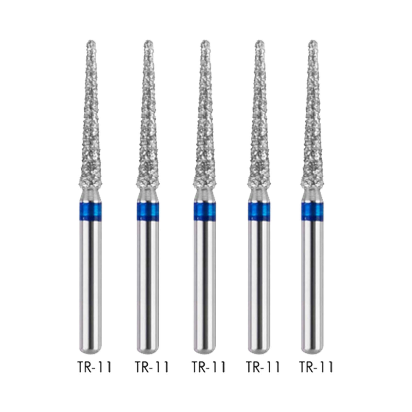 10PCS DIA-BURS Dental High Speed Air Turbine Handpiece FG Diamond Burs 158 Types