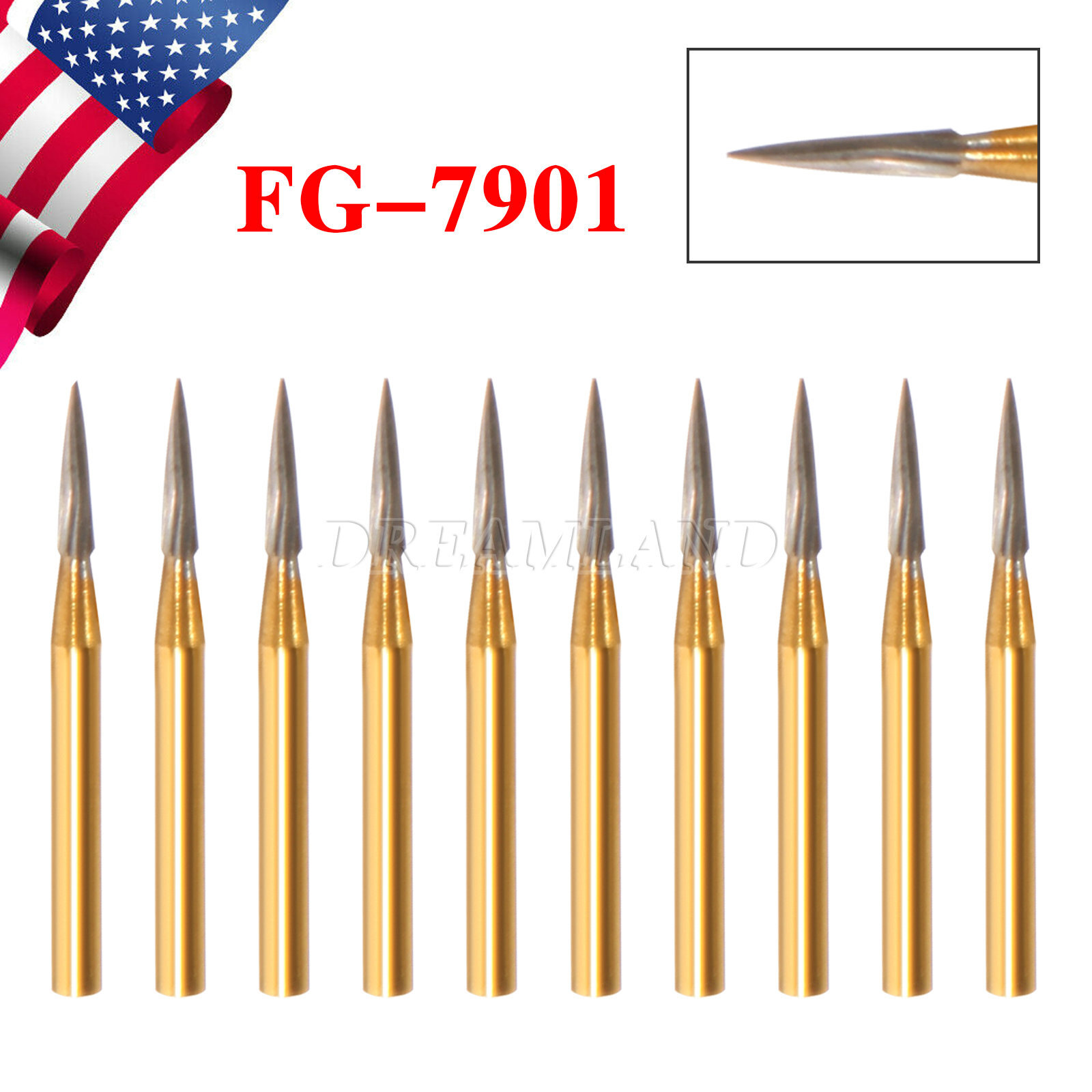 ALL Types Dental Round Tungsten Carbide FG Bur For Surgical/High Speed Handpiece