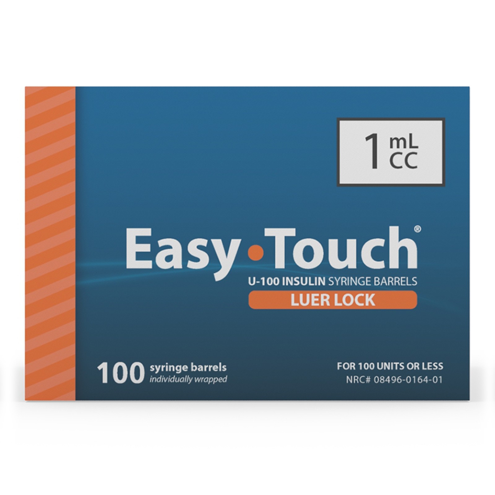 EasyTouch 1mL Syringe General Purpose Syringe 1 mL / 1CC Luer Lock Sterile