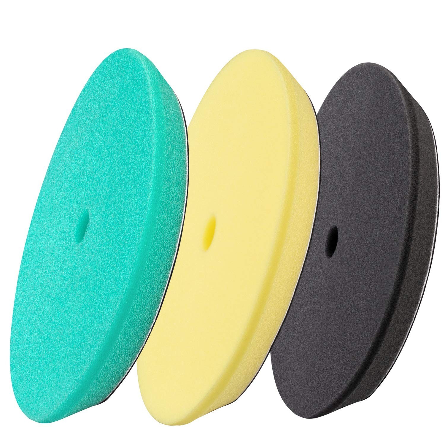 3pcs Polishing Pads for Orbital Sander, Orbital Buffing Pads Hook and Loop Fo…