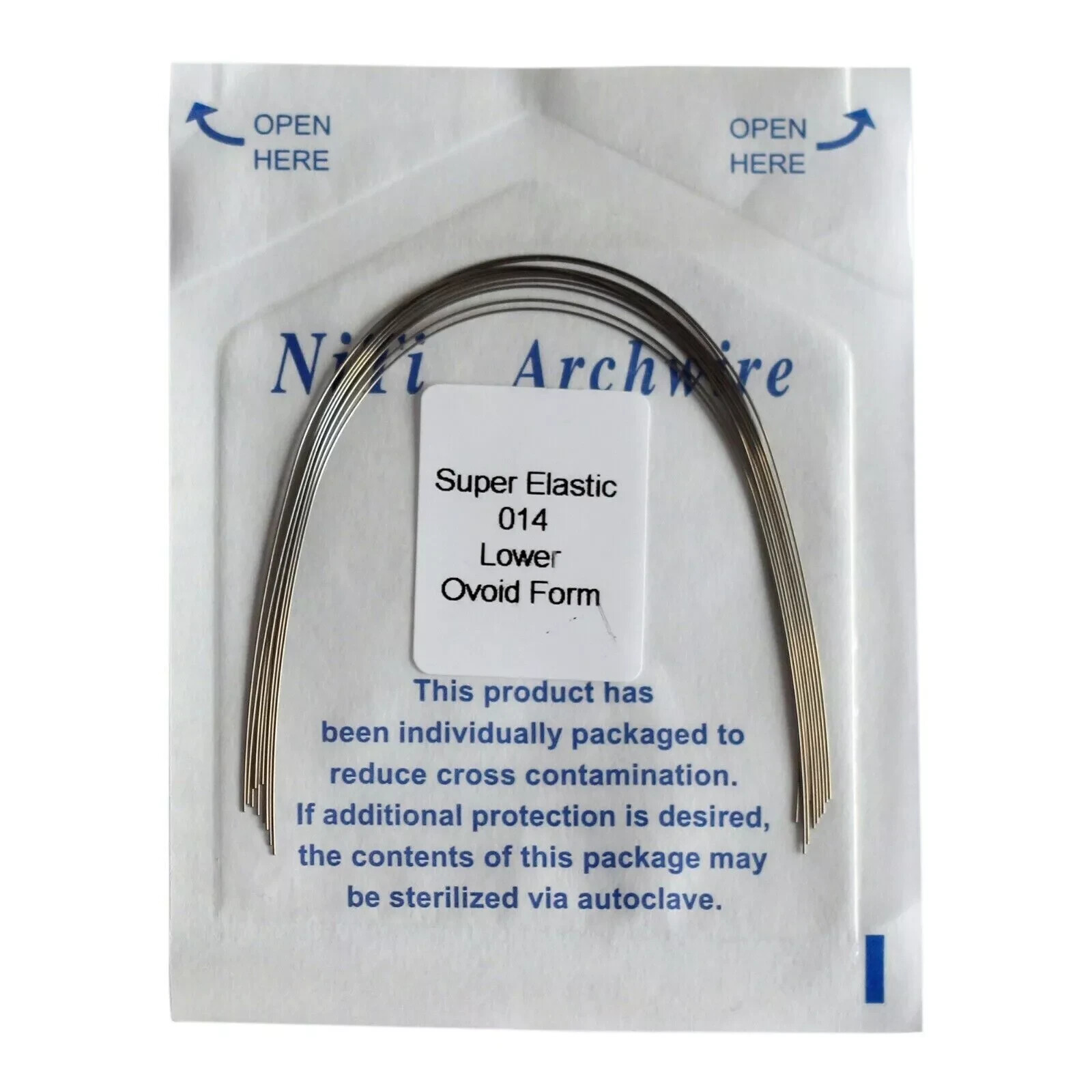 Dental Standard Braces 0.022 Roth Brackets+Ligature Ties 1000+NiTi Arch Wire